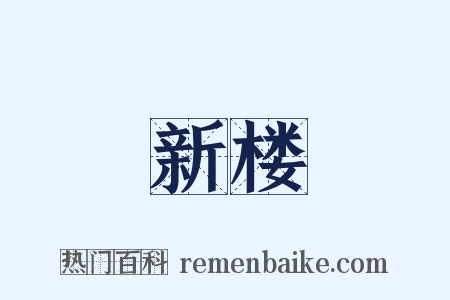 新楼是什么意思的图片